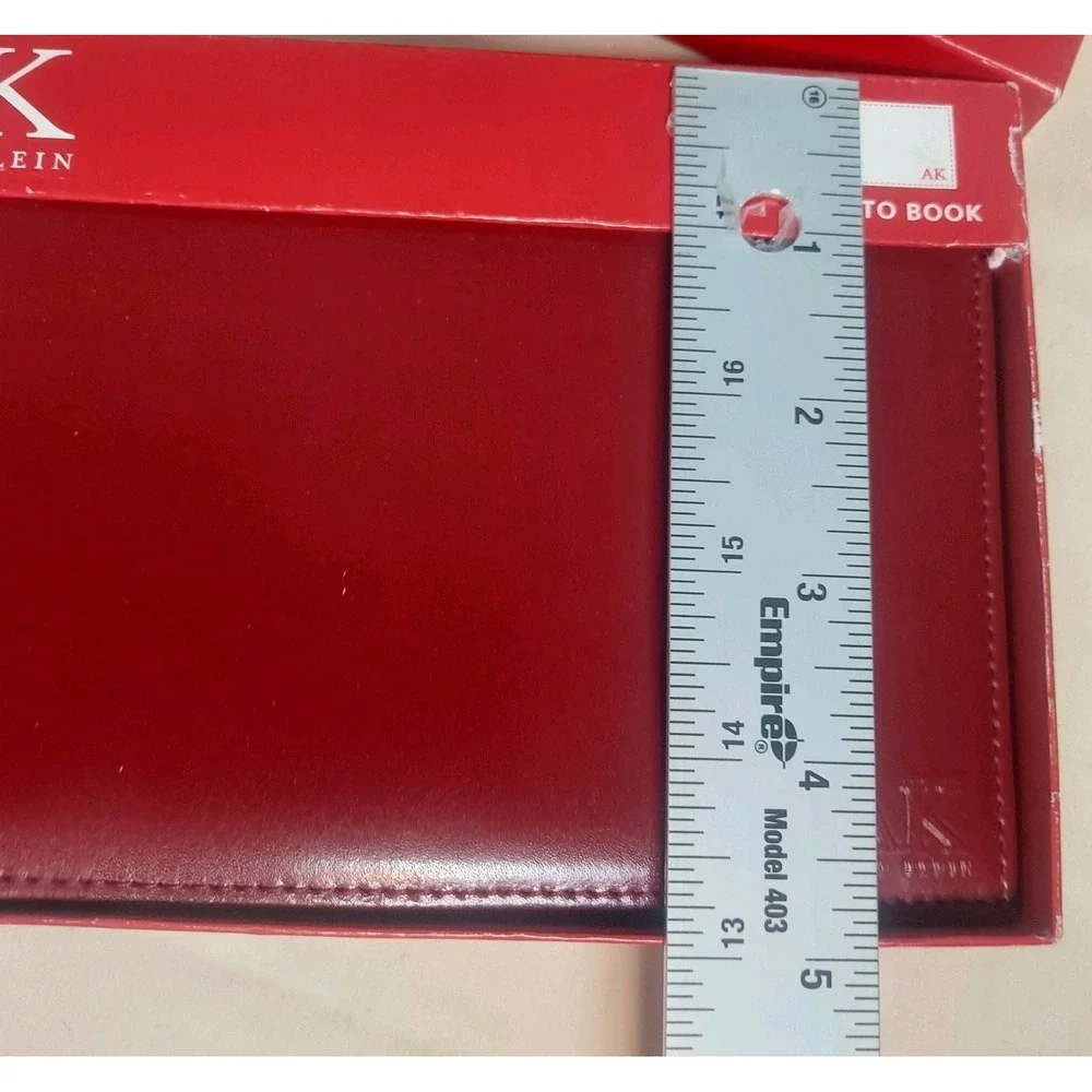 ANNE KLEIN RED/WINE Color Photo Book NWT‎